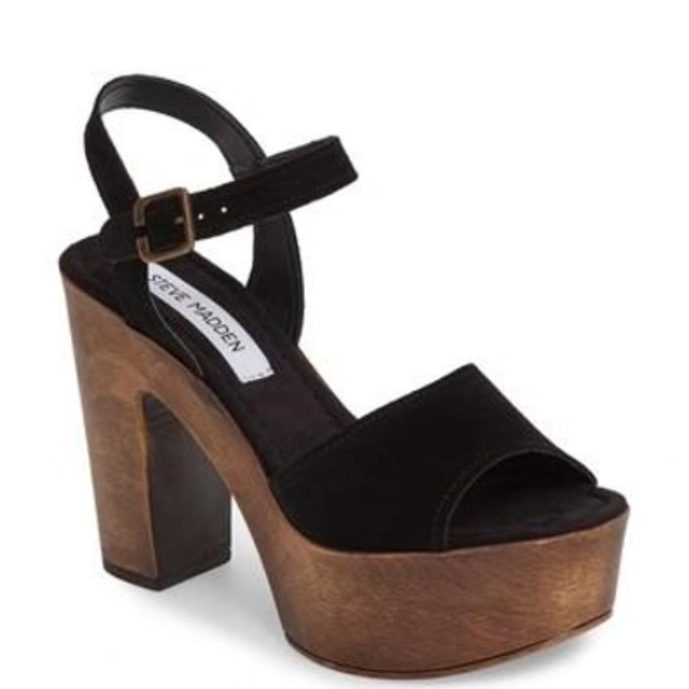 Steve Madden LULLA Black Suede 9